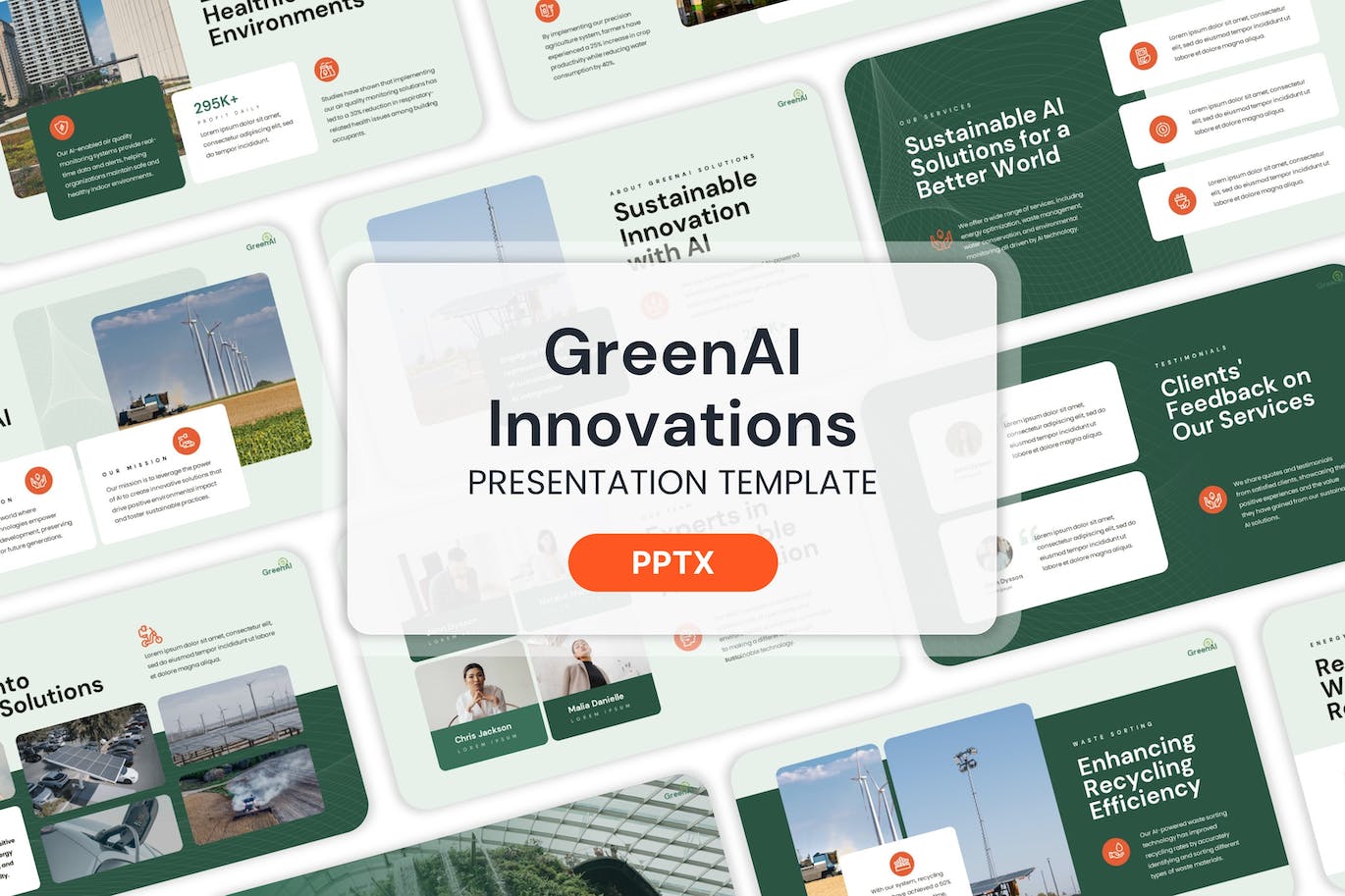 AI 创新 -PPT模版