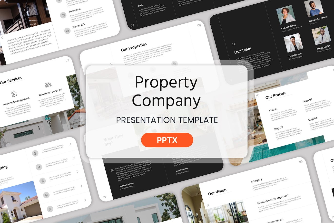 物业公司物业管理 -PPT模版