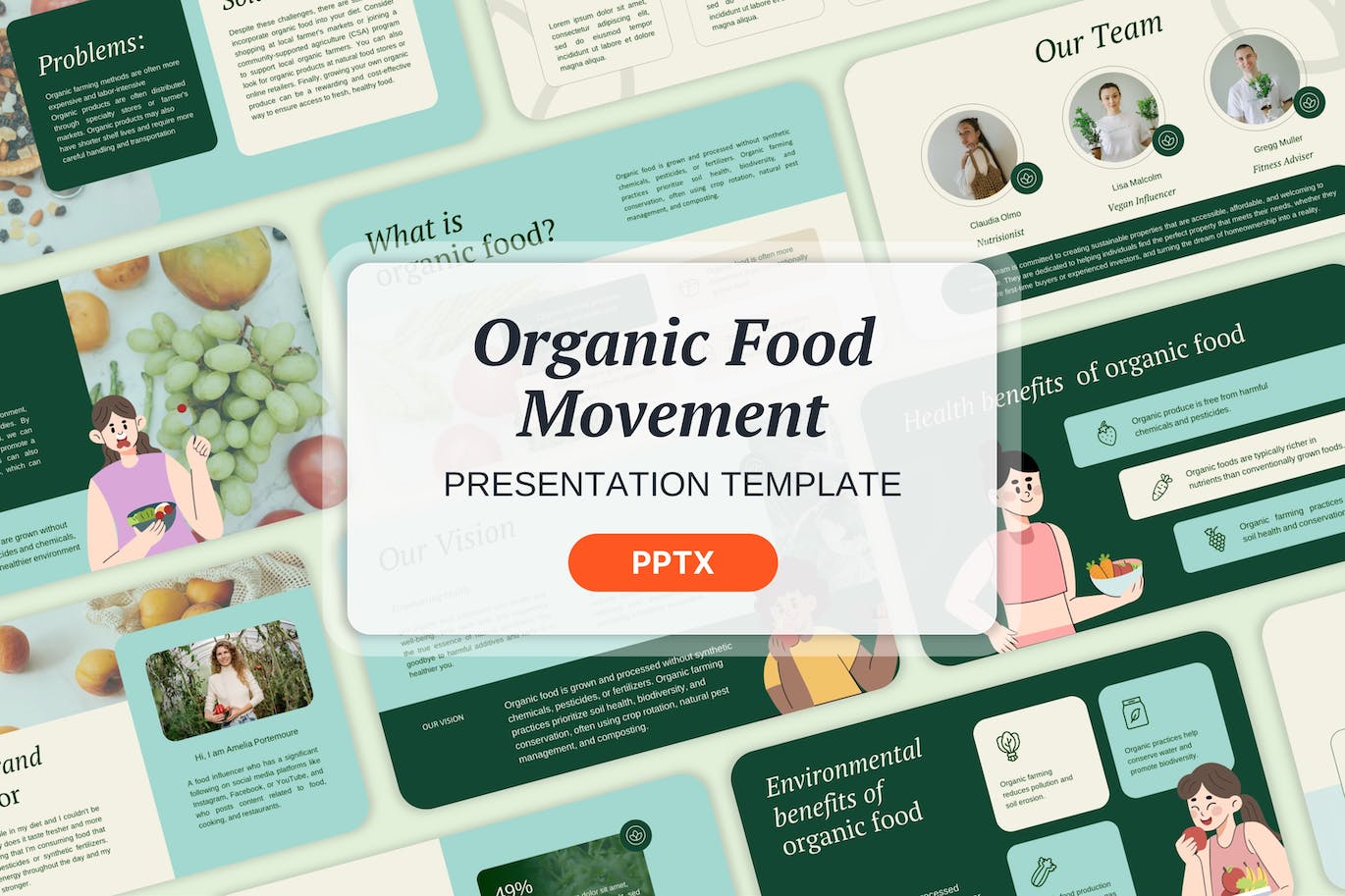 有机食品运动 – PPT模版