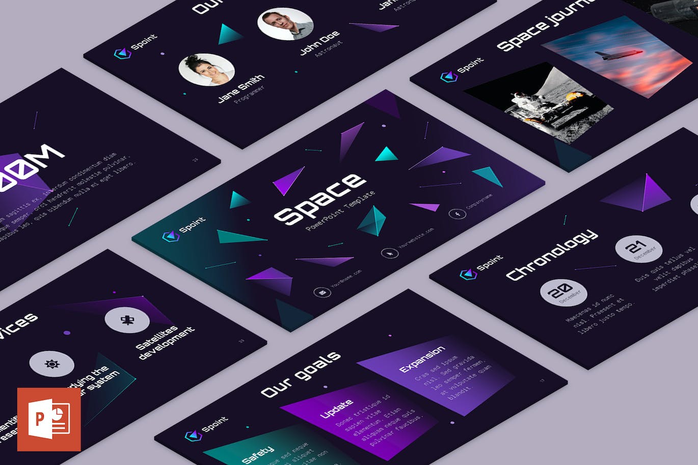 宇宙空间 PowerPoint 模板