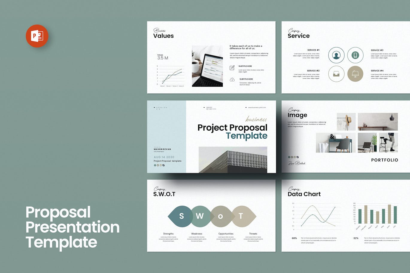 商业模式业务建议书PPT模版