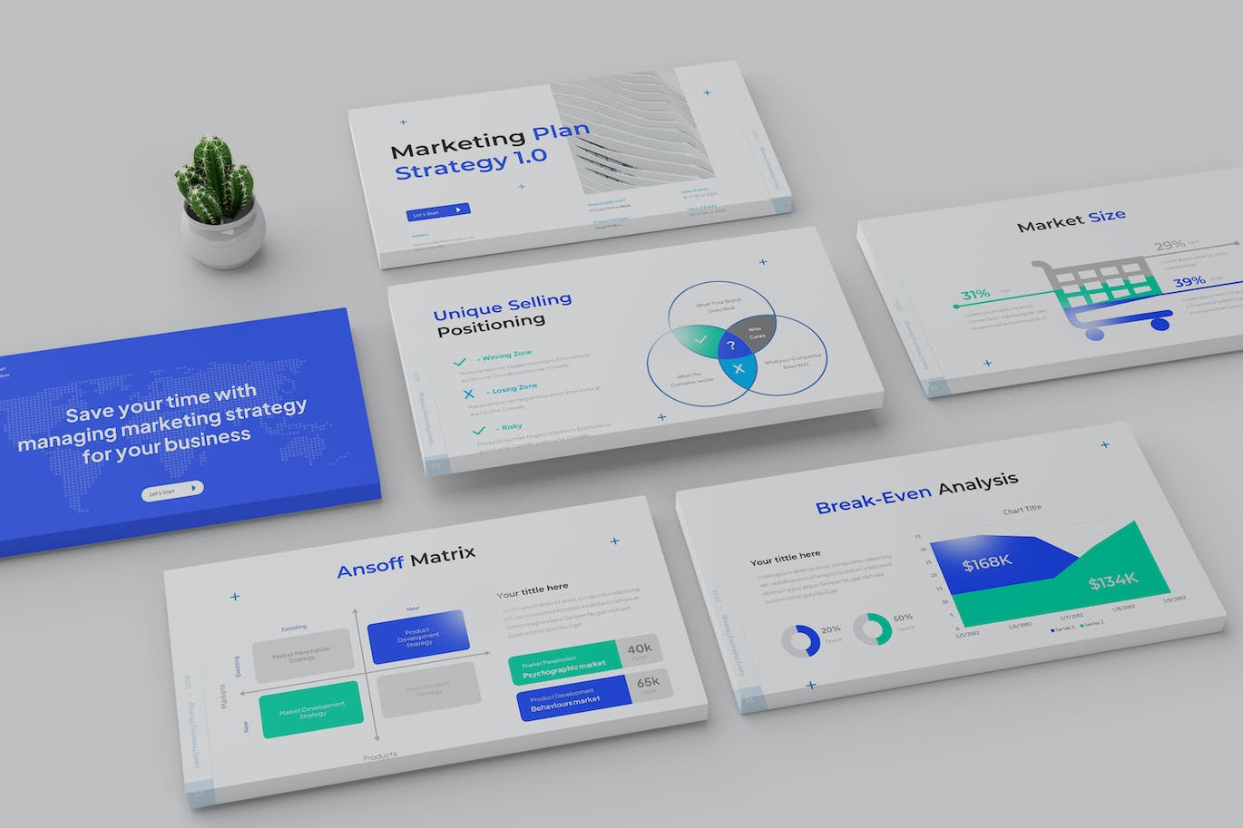 营销计划战略PPT模版