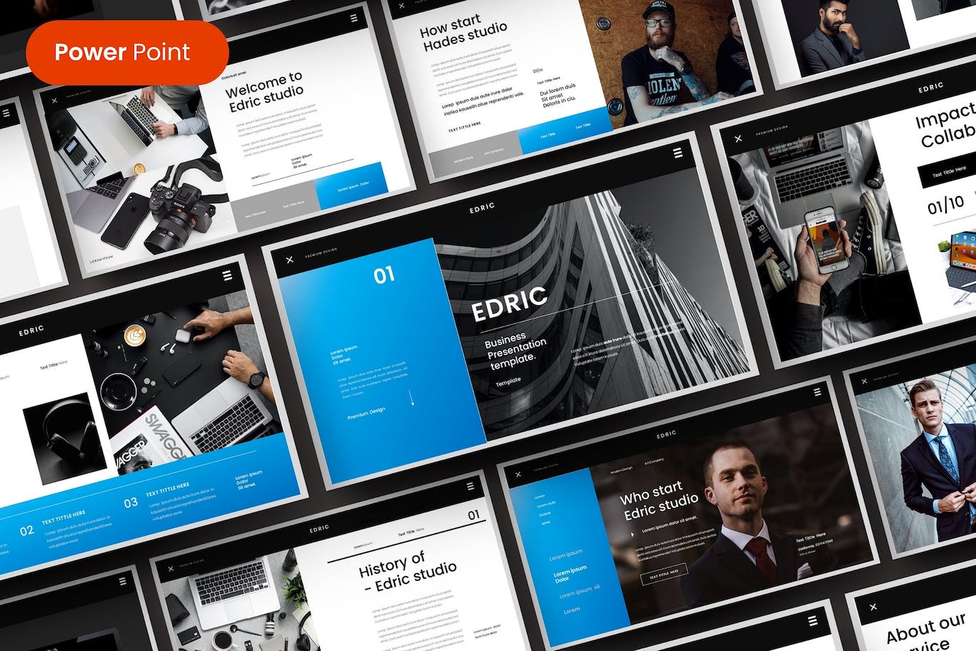 企业&业务介绍PPT模版