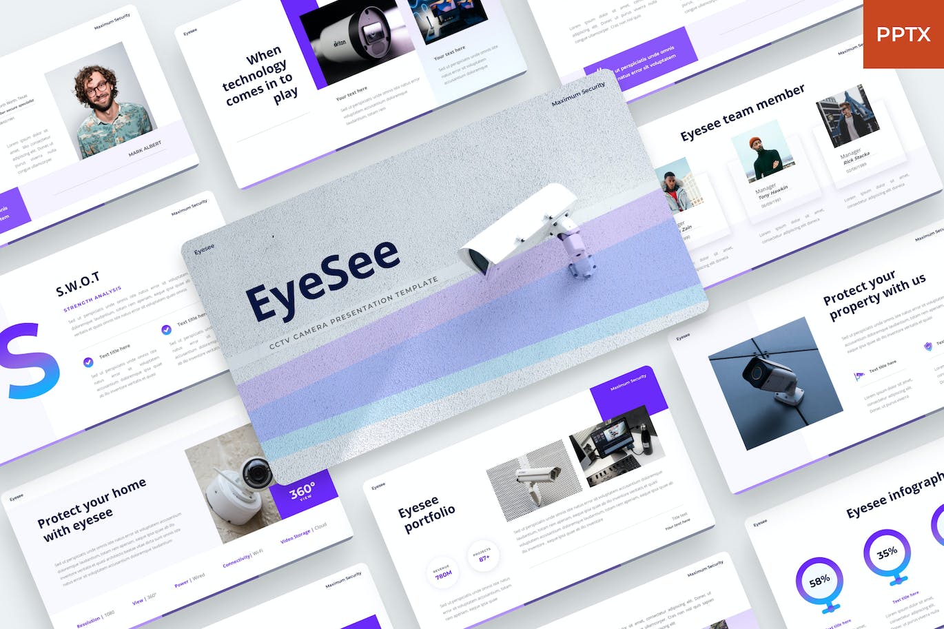 监控产品 PPT模板