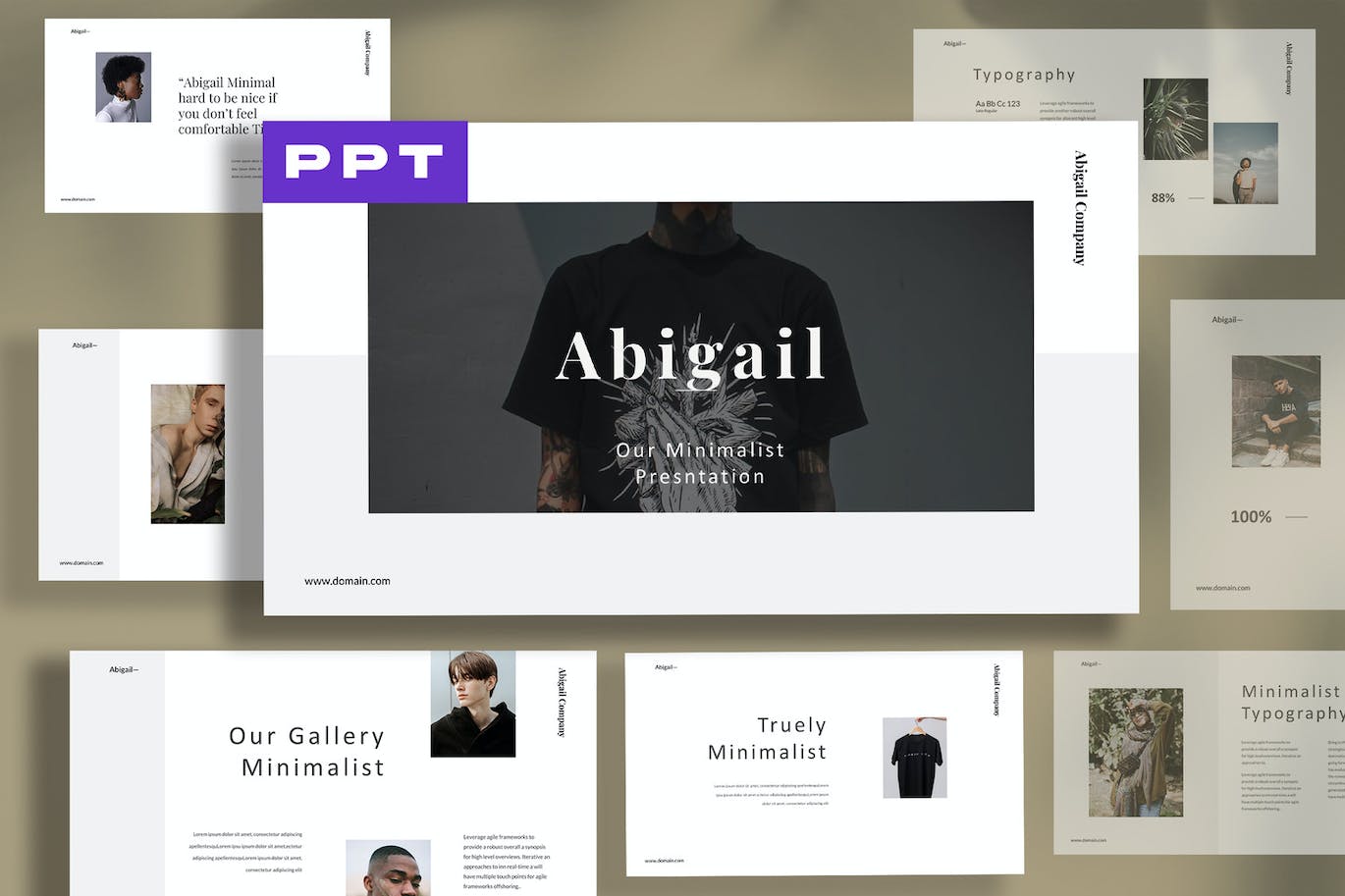 服装品牌推广ppt模板