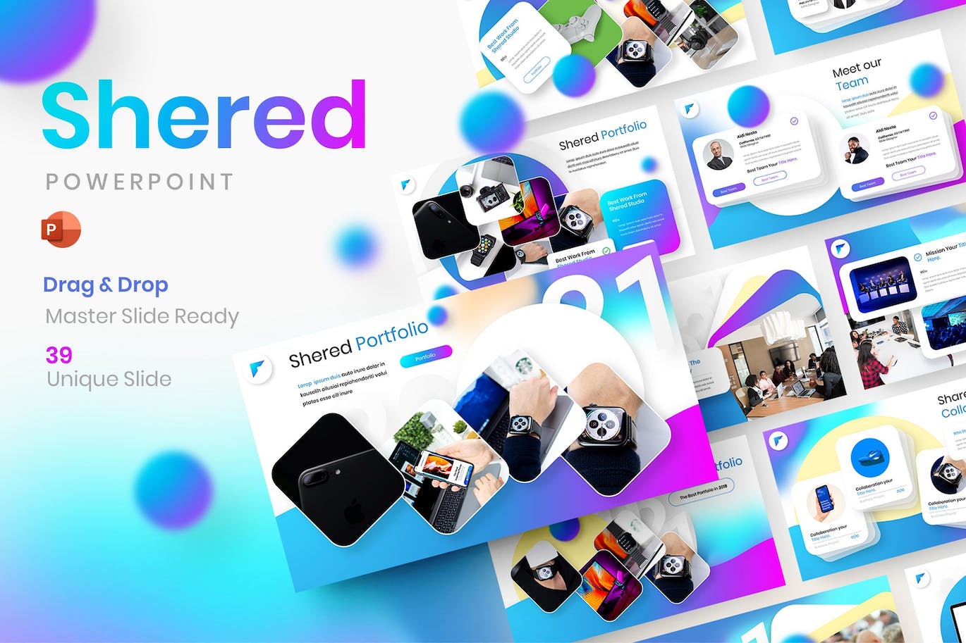 创意机构介绍PPT模板