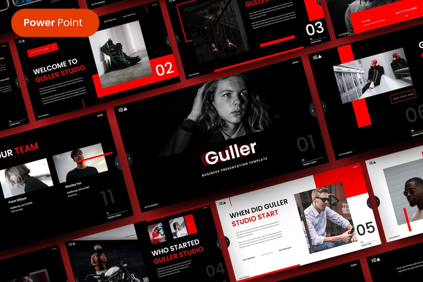 🔴时尚高端专业的高品质多用途PowerPoint幻灯片演示模板（pptx）