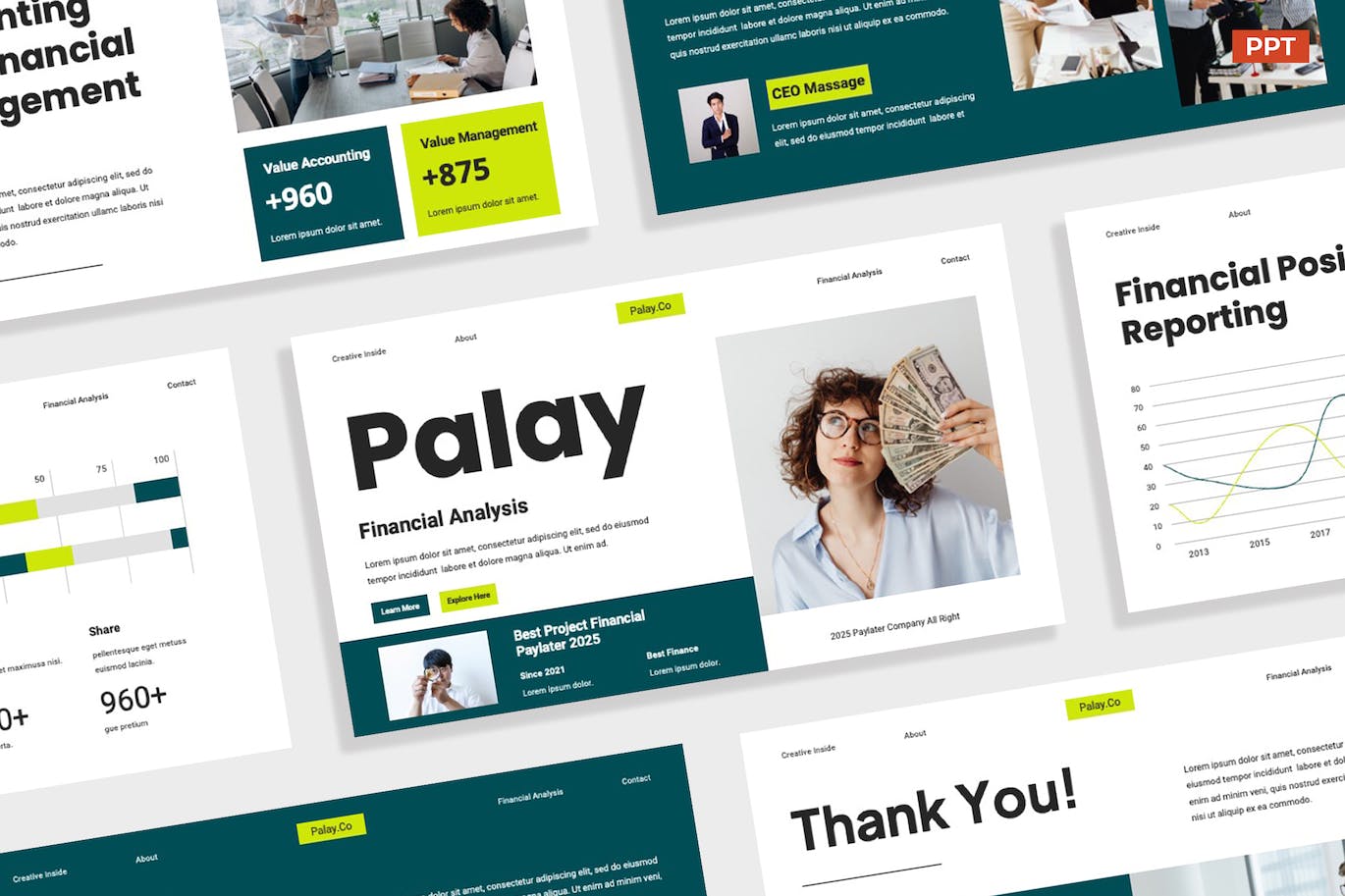 财务与会计PPT模板