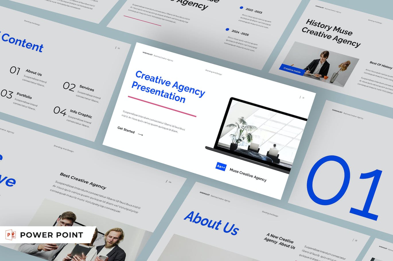 创意机构PPT模板