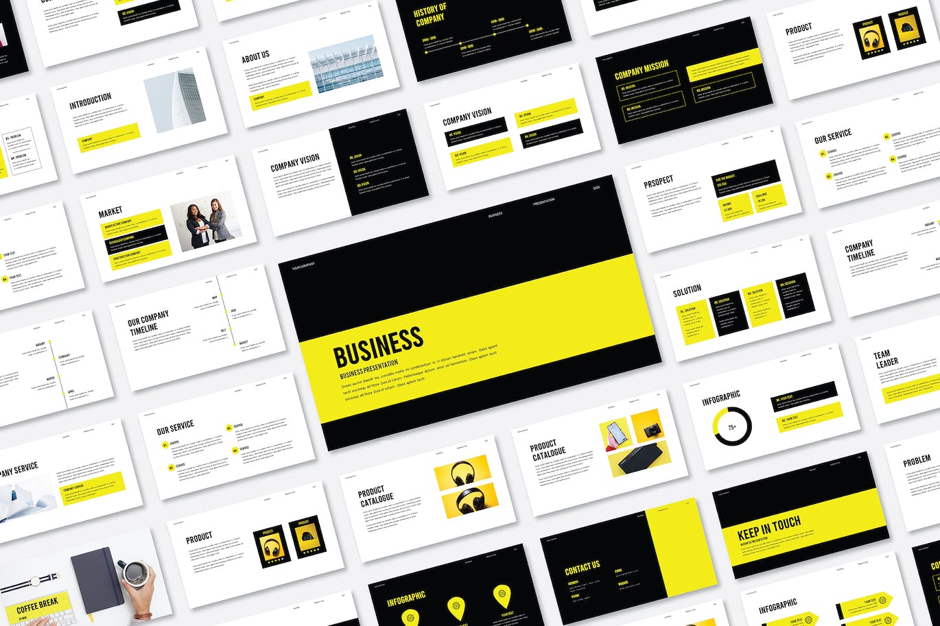 业务演示项目提案PPT模版