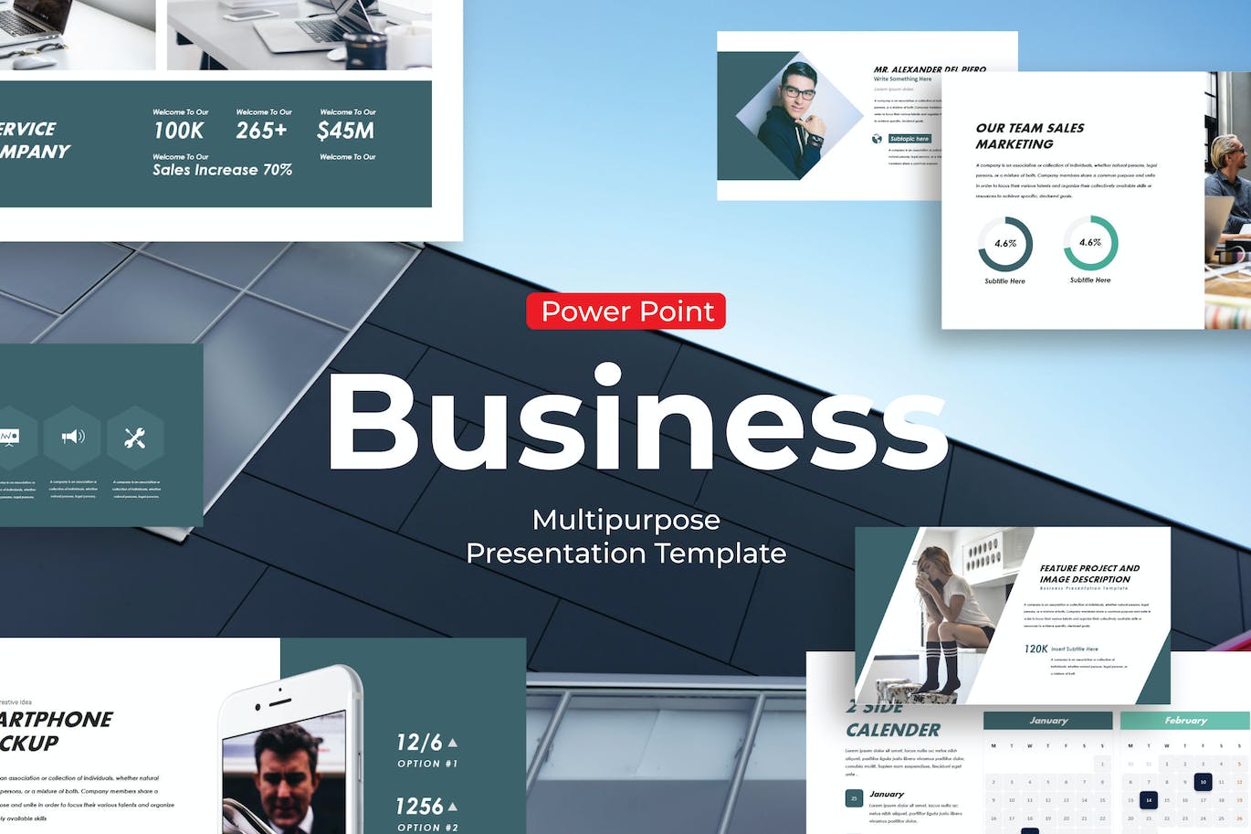 商业计划多用途PPT幻灯片模板下载 Business Plan – PowerPoint Template