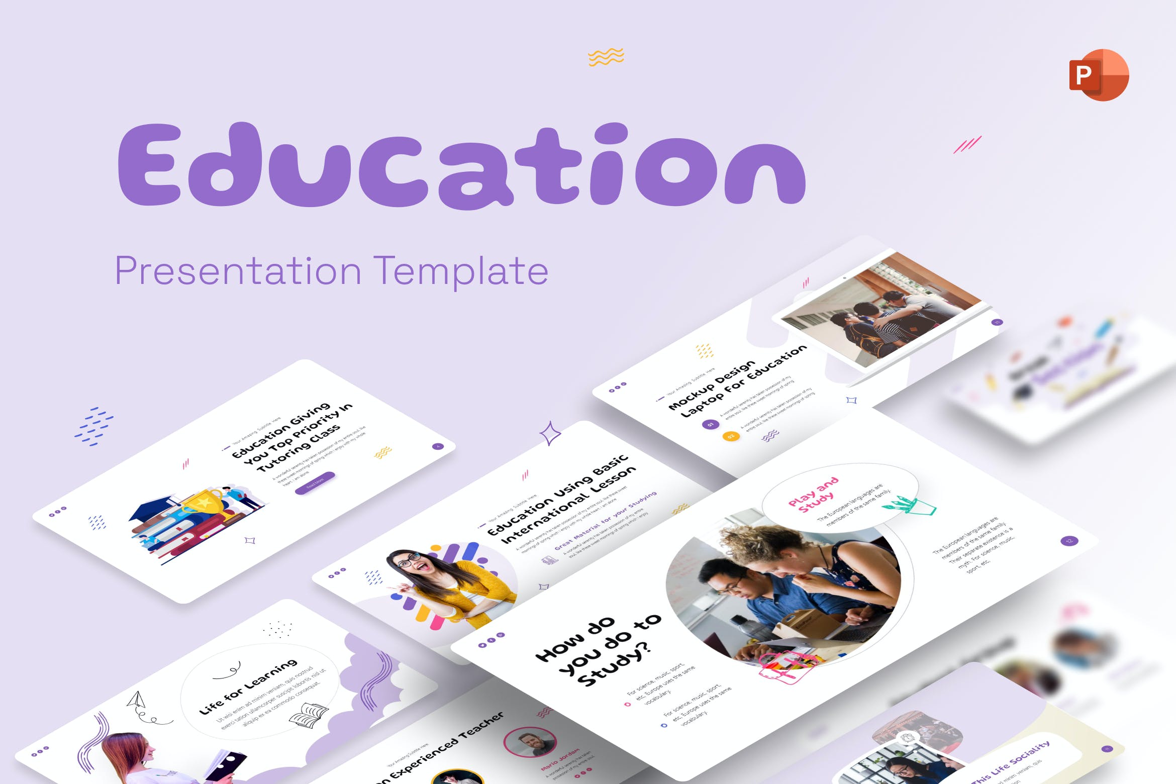 教育创意PPT设计模板 Education Creative PowerPoint Template