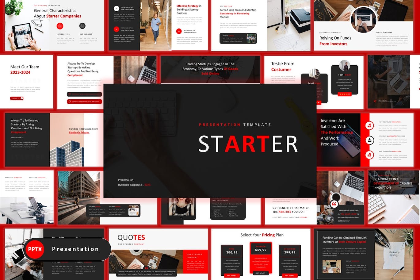 商业&企业PPT演示文稿 Starter – Business and Corporate Powerpoint
