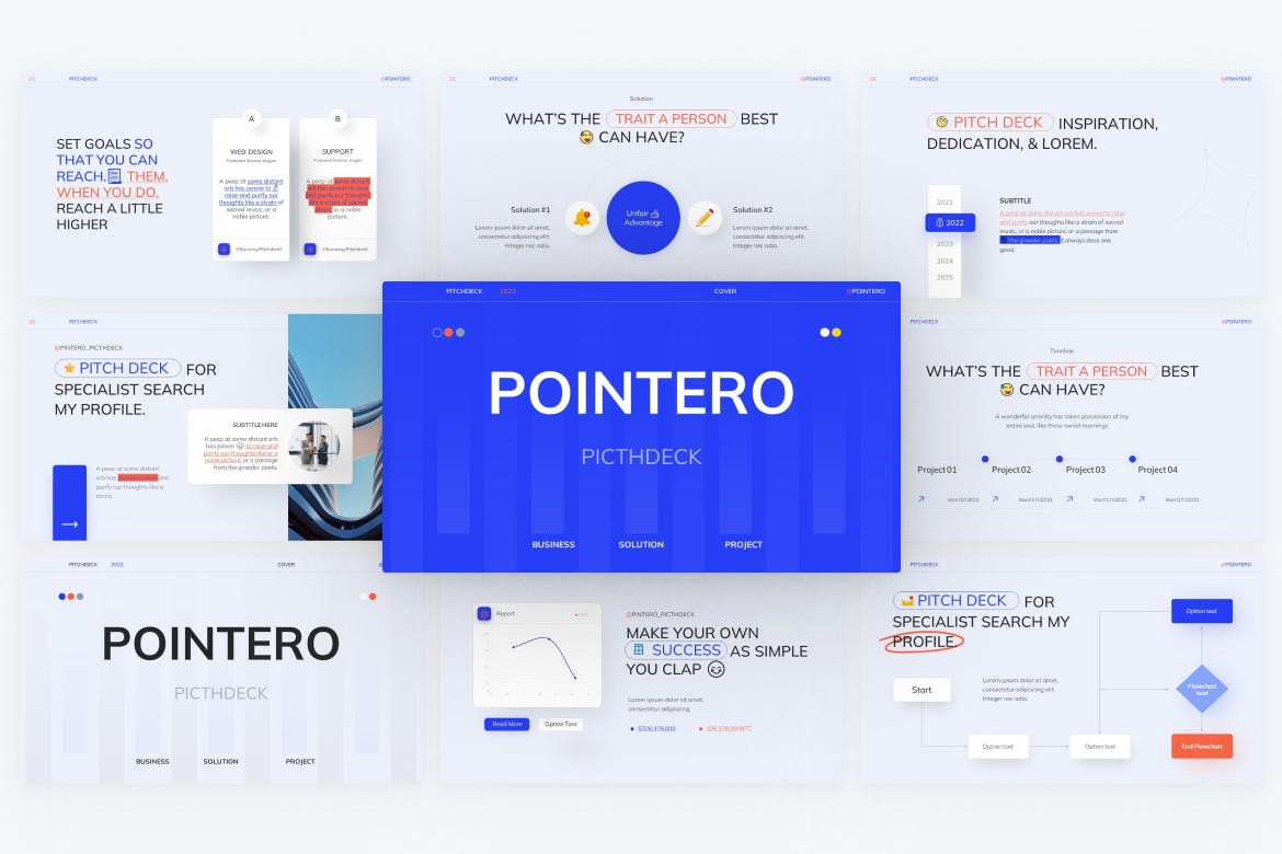 高品质的多用途的高品质powerpoint幻灯片演示模板（pptx）