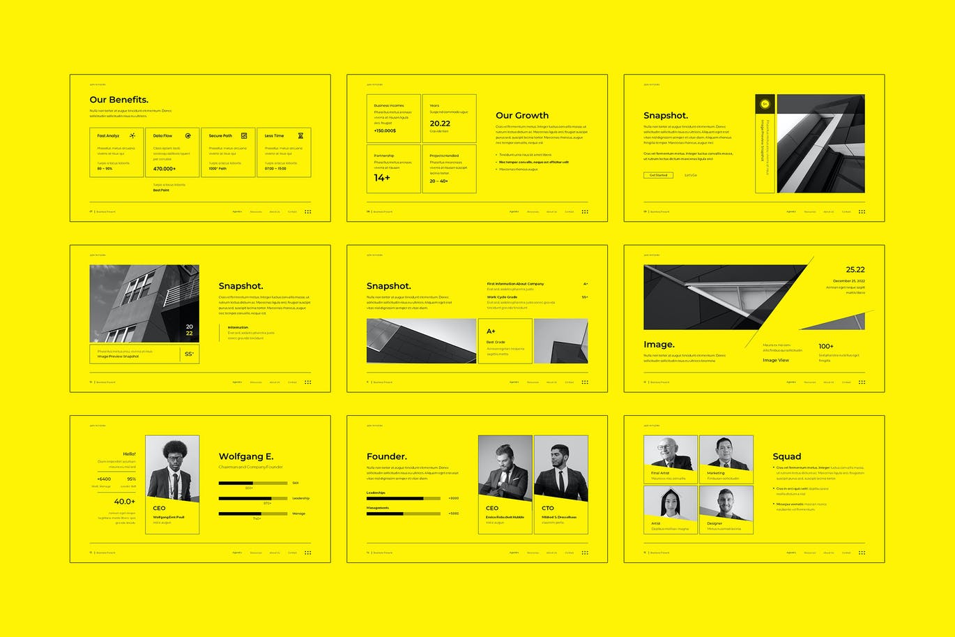 高品质的时尚高端清新简约多用途公司简介powerpoint幻灯片演示模板（pptx）