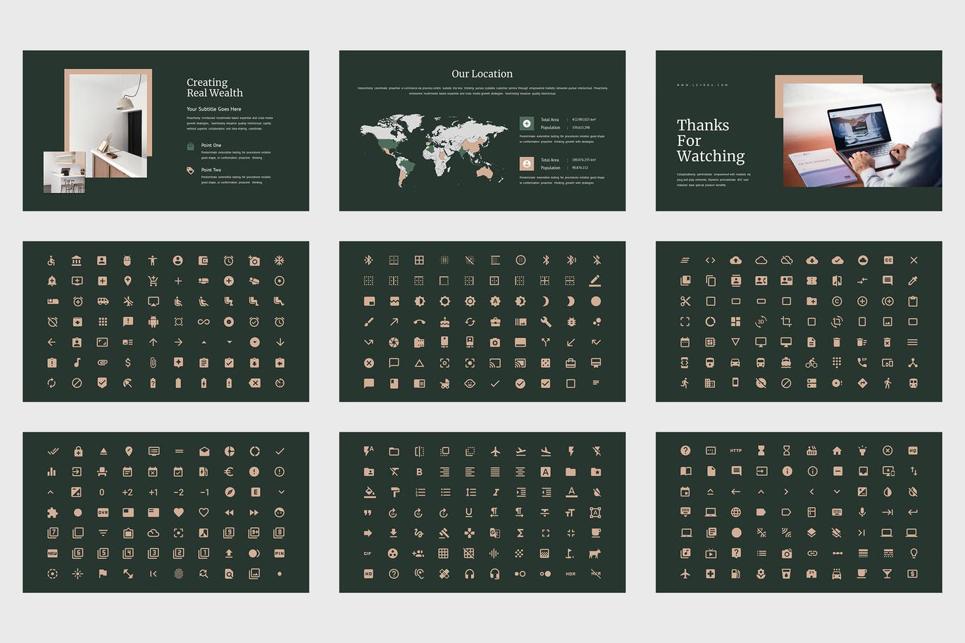 极简主义风格莫兰迪色系人物介绍PPT模版