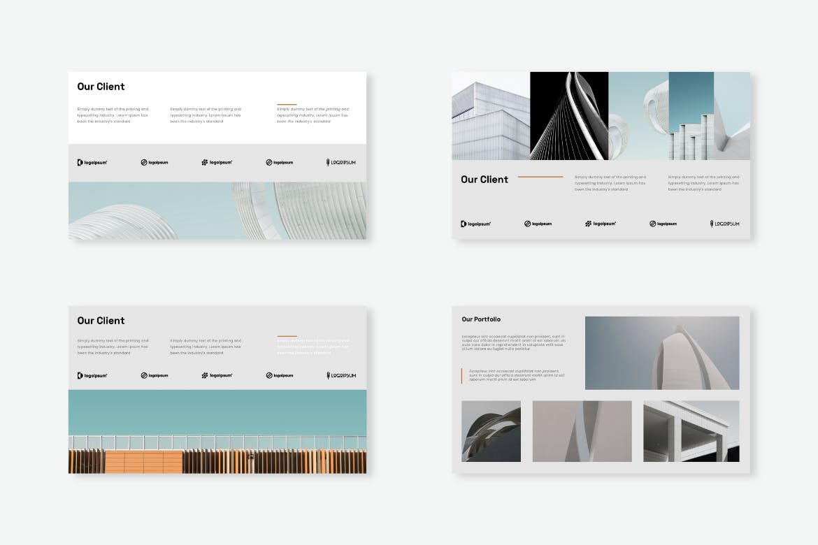 黑白商务风公司架构介绍PPT模版