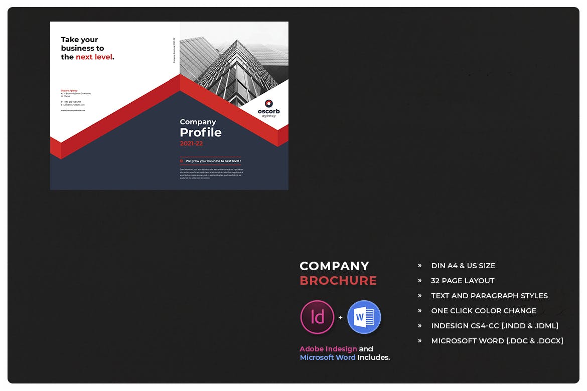 时尚高端专业的高品质商业商务宣传册画册杂志房地产楼书设计模板