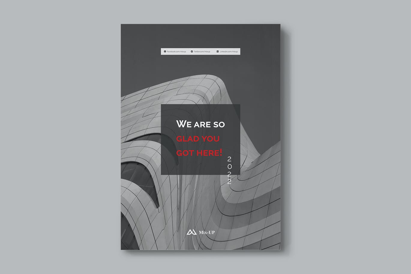 高品质的时尚高端专业的品牌手册画册宣传册杂志房地产楼书设计模板