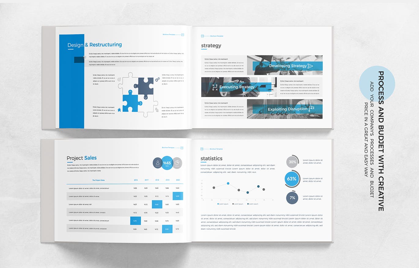 高品质的时尚高端专业的公司宣传册画册品牌手册房地产楼书杂志设计模板