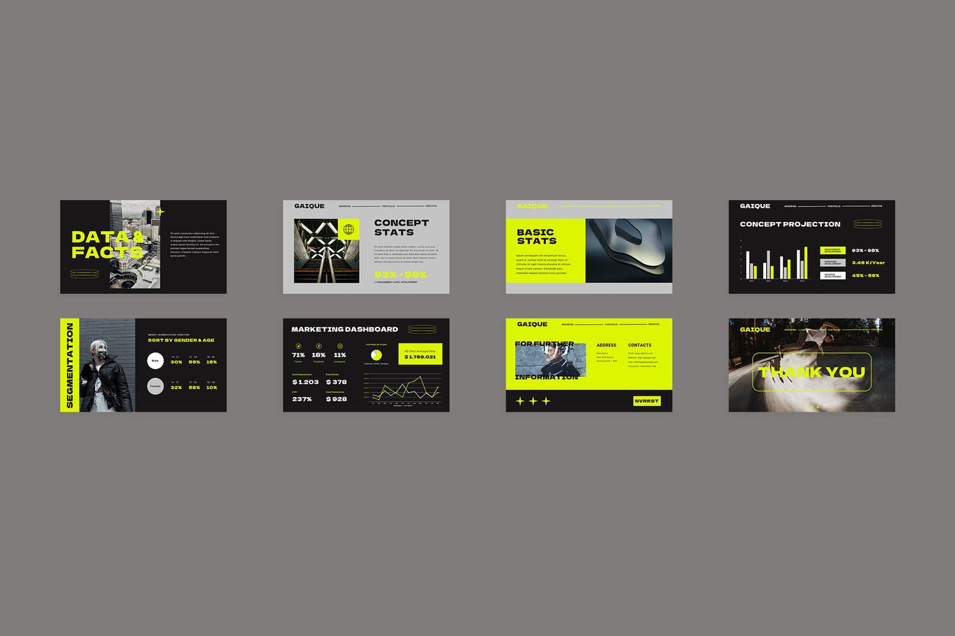 深绿色企业投资公司简介PPT模板