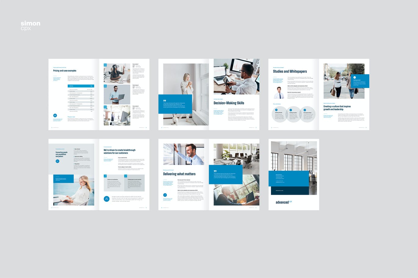 高端时尚清新专业的高品质品牌手册画册宣传周杂志房地产楼书设计模板