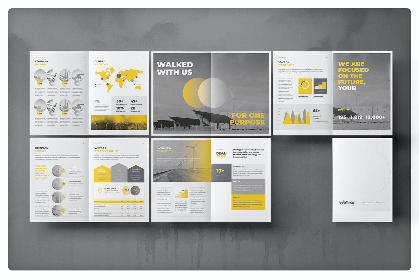 时尚高端专业的高品质品牌手册画册宣传册杂志房地产楼书设计模板