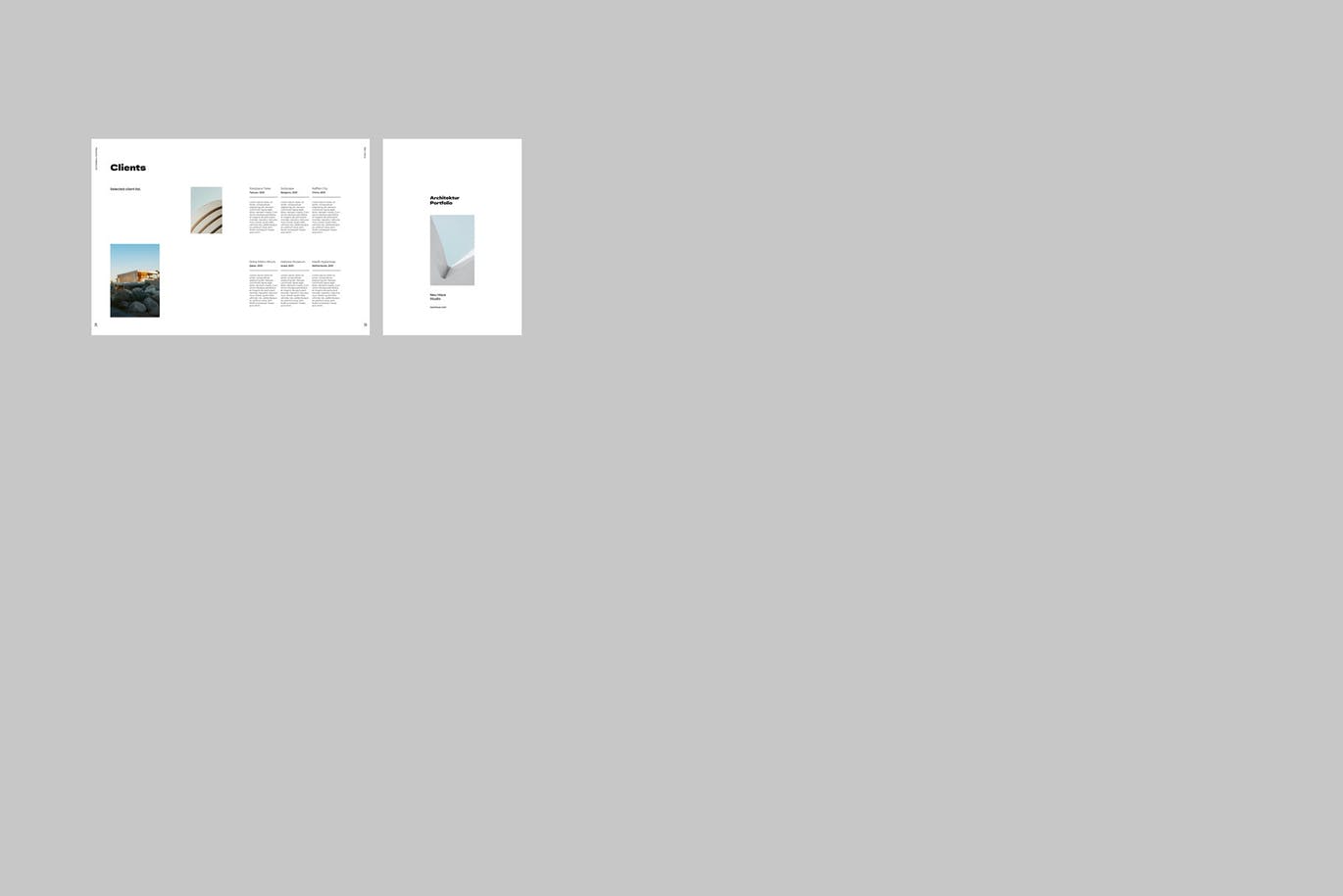 高端时尚简约多用途的高品质房地产楼书宣传册画册杂志书籍装帧设计模板