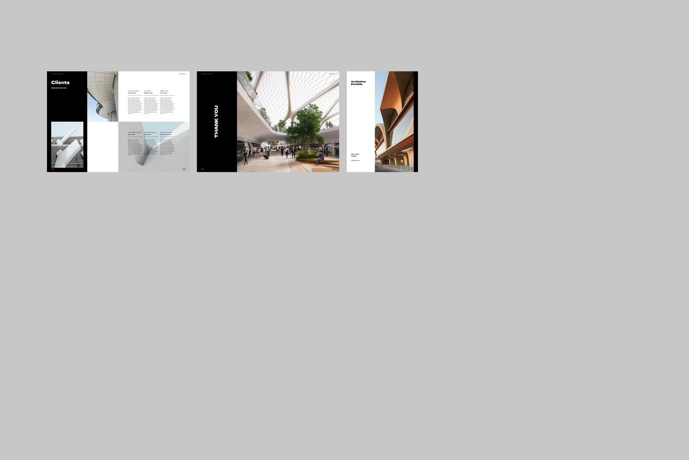 时尚高端专业的房地产楼书宣传册画册杂志设计模板