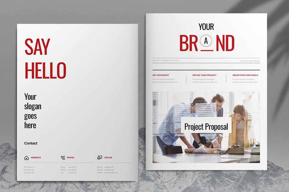 项目提案商业手册设计模板