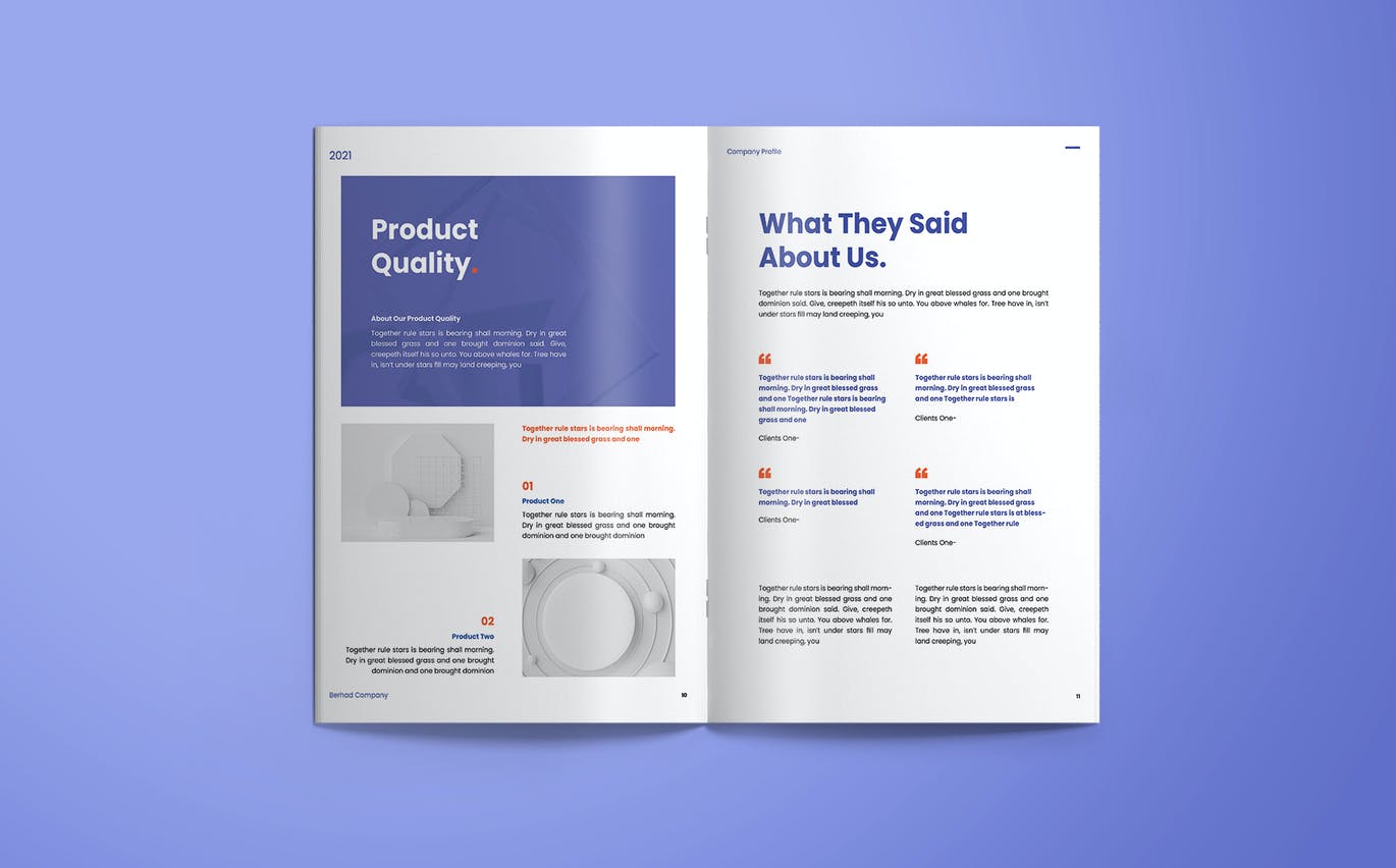 时尚高端公司简介企业画册宣传册设计模板