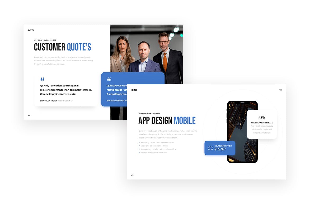 时尚商务推销产品业务介绍powerpoint模板