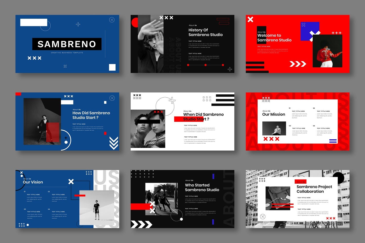 创意摄影计划图文排版PPT模板