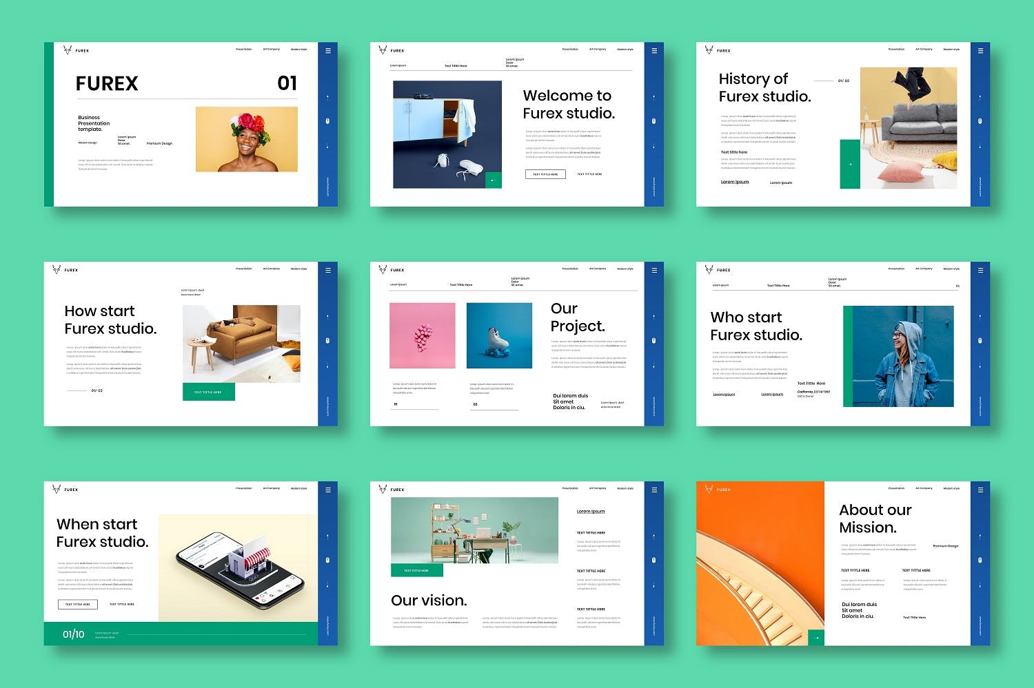 商务风产品介绍汇报PPT模板