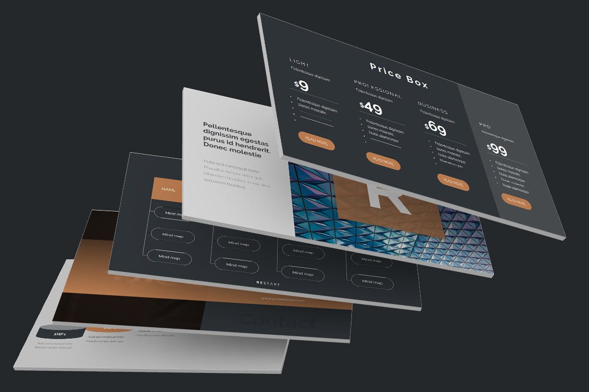 Restart – 商业机构ppt模板