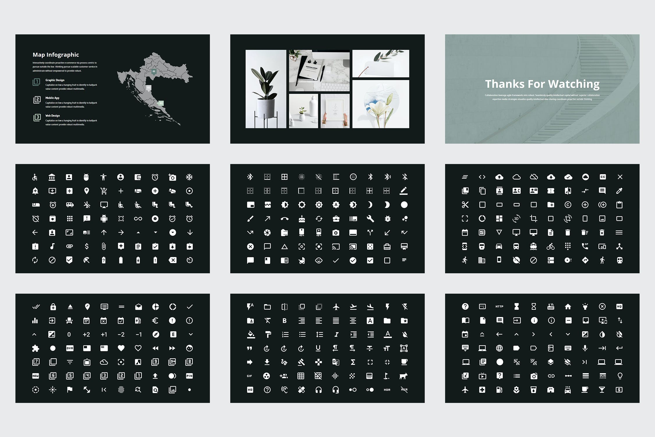 Leroza – 极简商务谷歌幻灯片模板