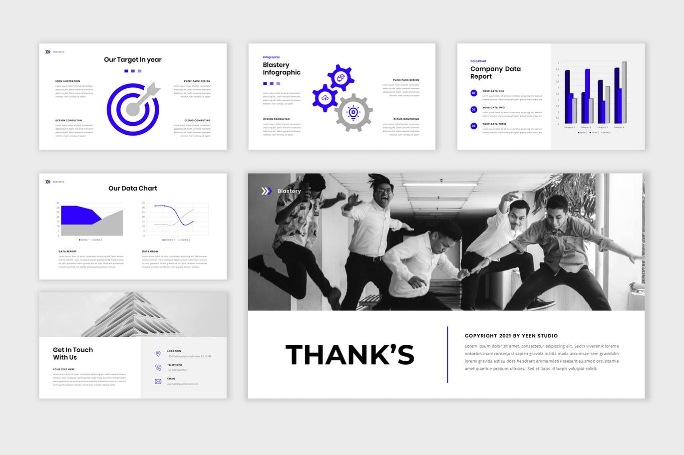 简约时尚高端商业商务powerpoint幻灯片演示模板（pptx）