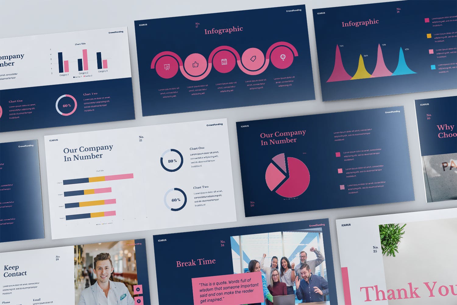 众筹主题演示ppt模板