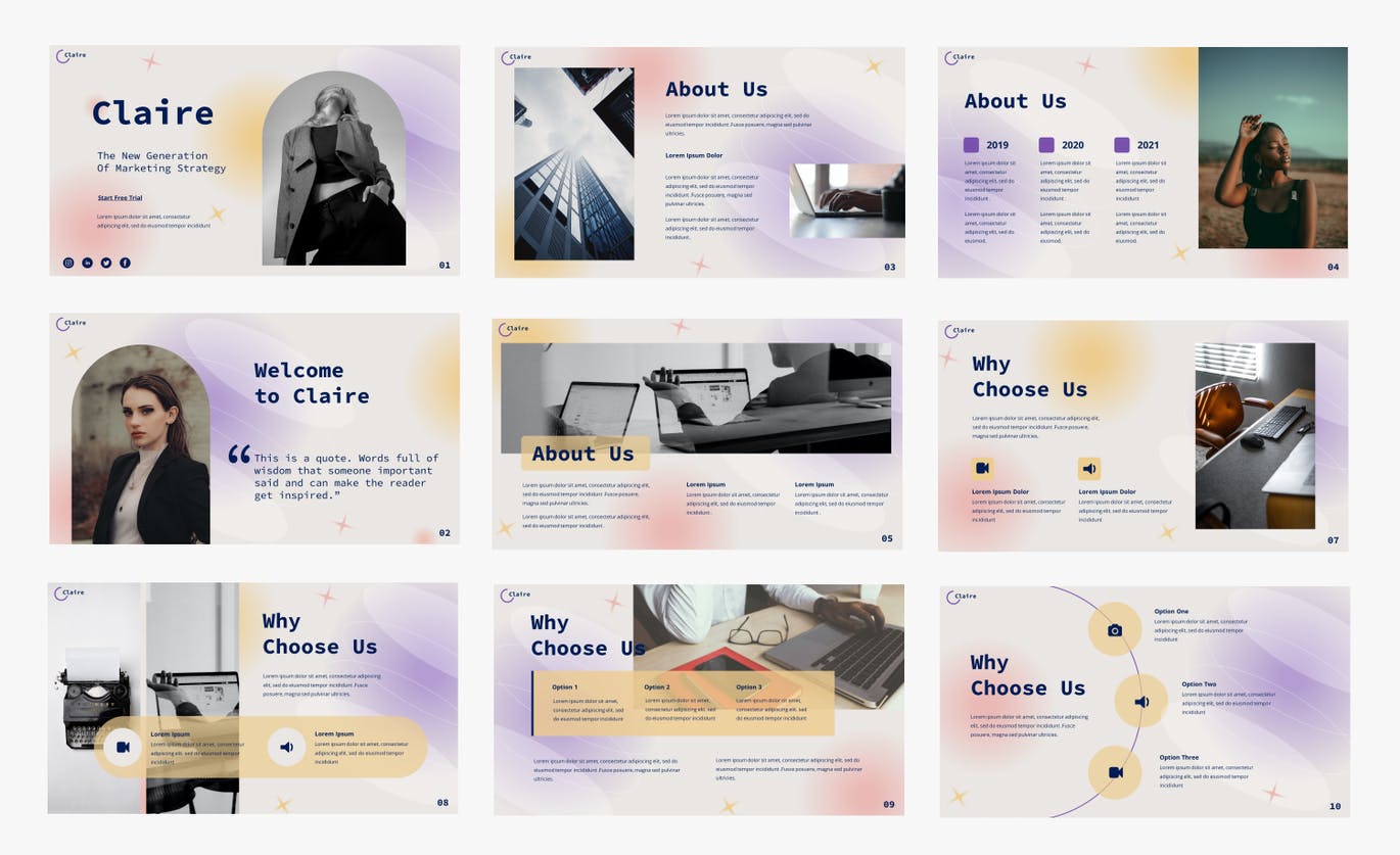 市场策略介绍PPT模板