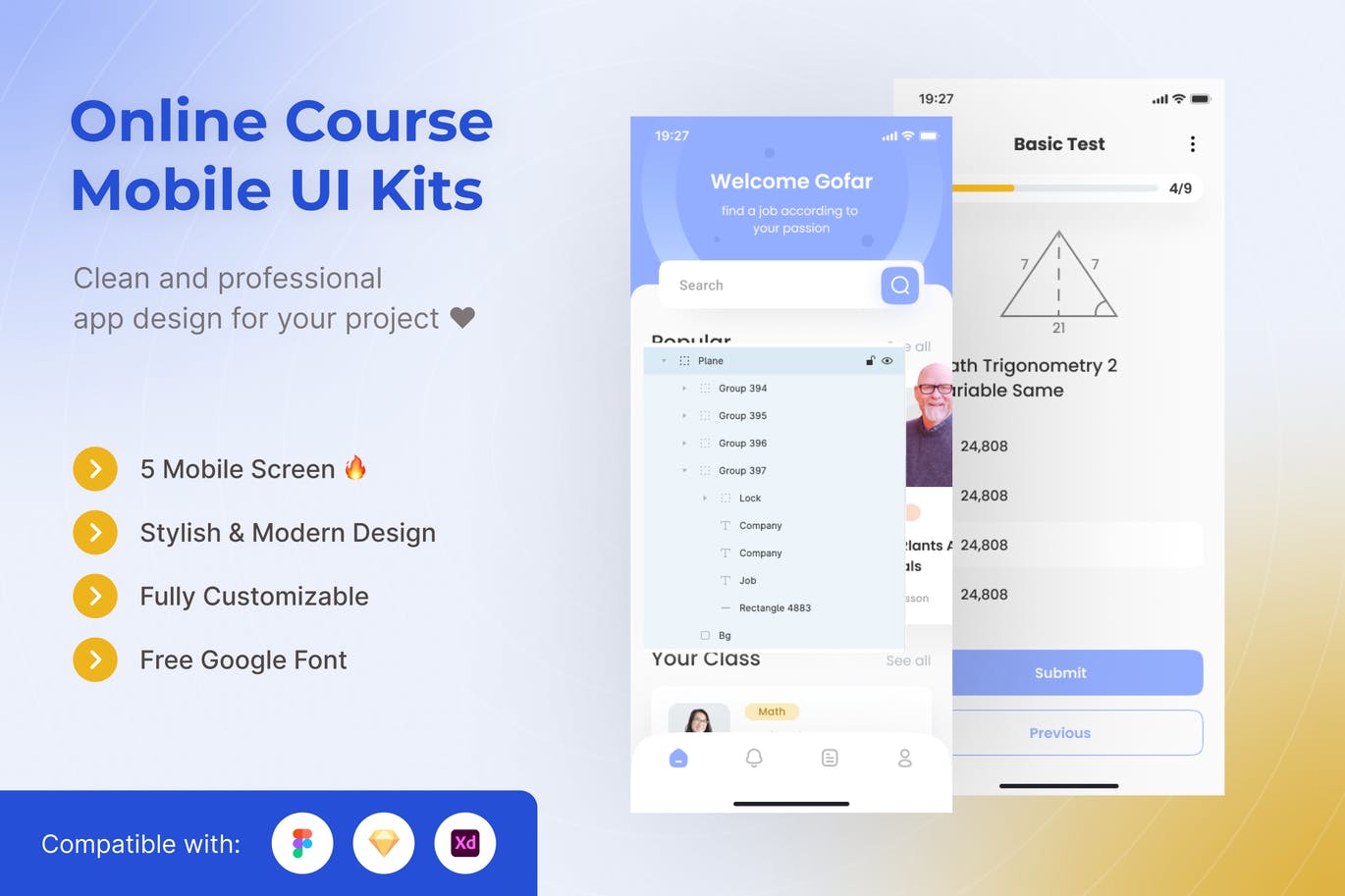 在线课堂APP UI KIT