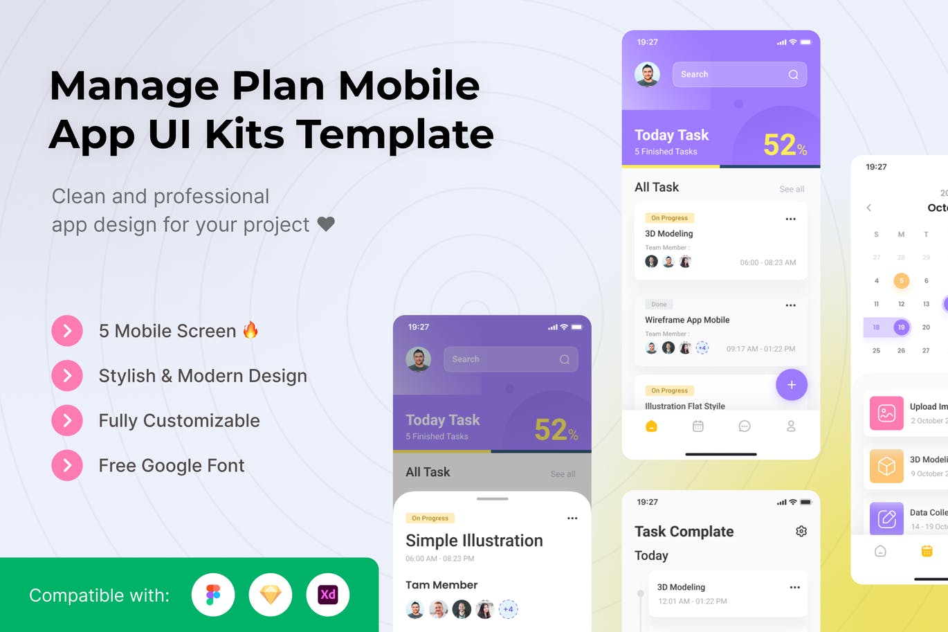 计划管理APP UI KIT