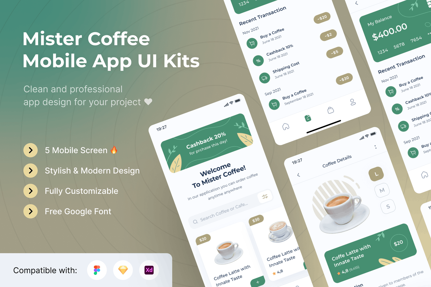 咖啡电商APP UI KIT