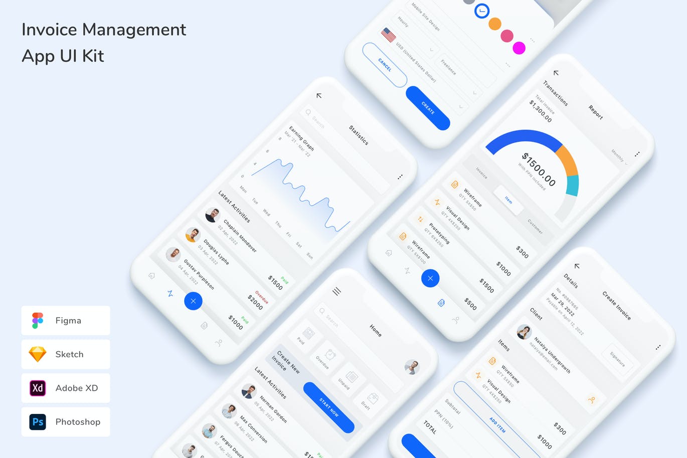 发票管理 App UI Kit