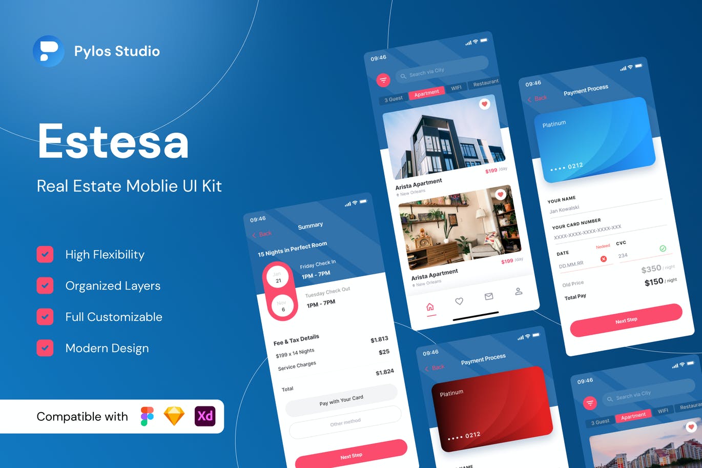 房产应用App UI Kit