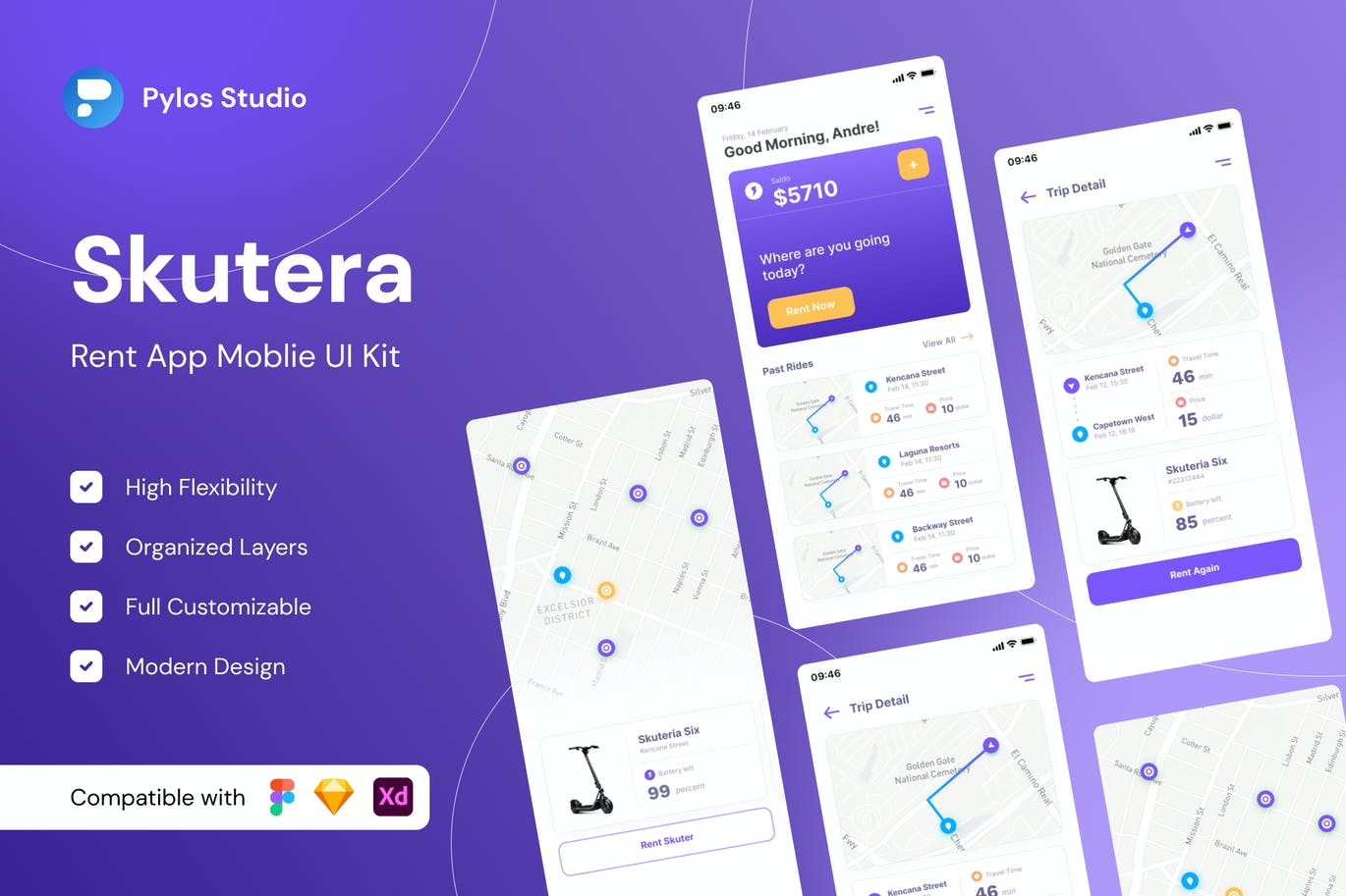 租车App UI Kit