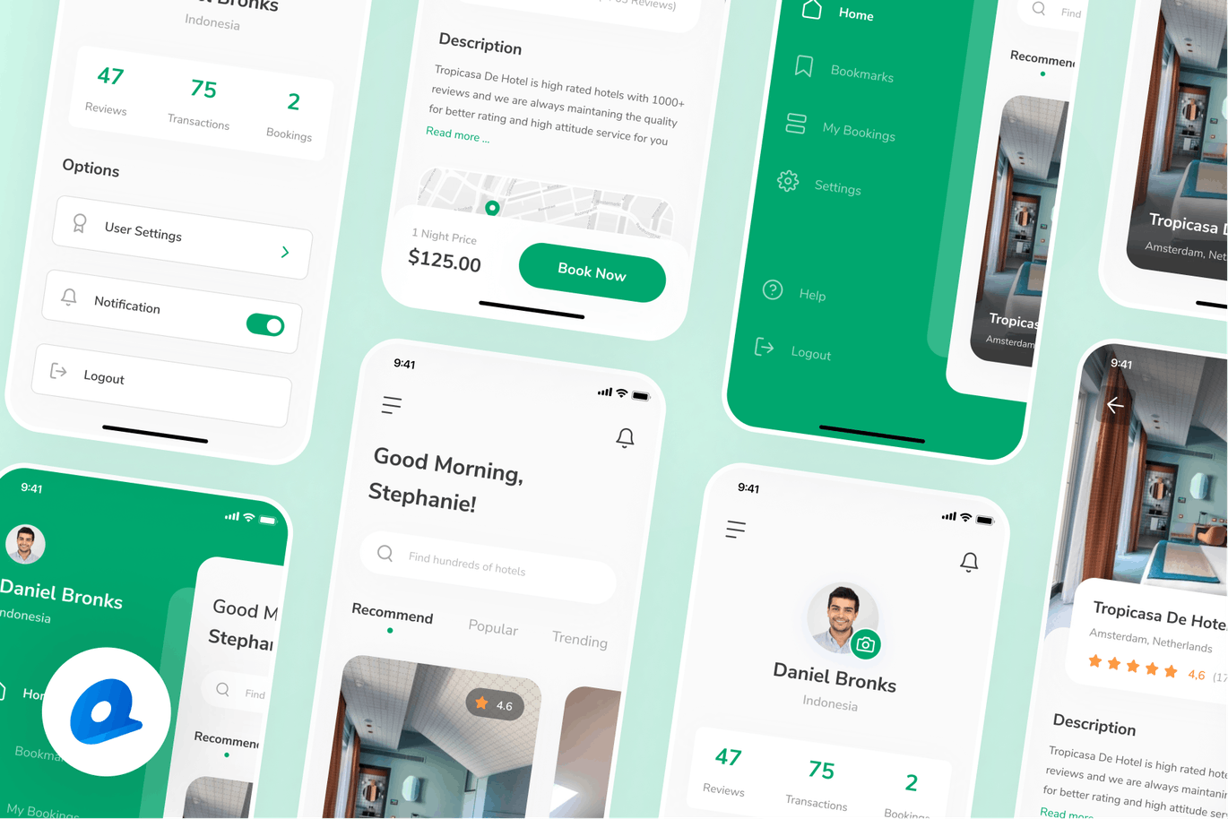 酒店预订APP UI KIT