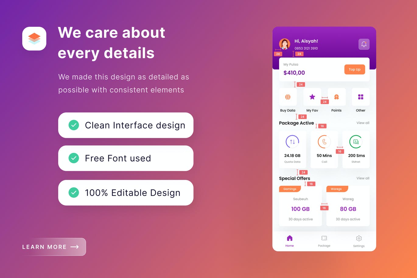 供应商管理 App UI Kits