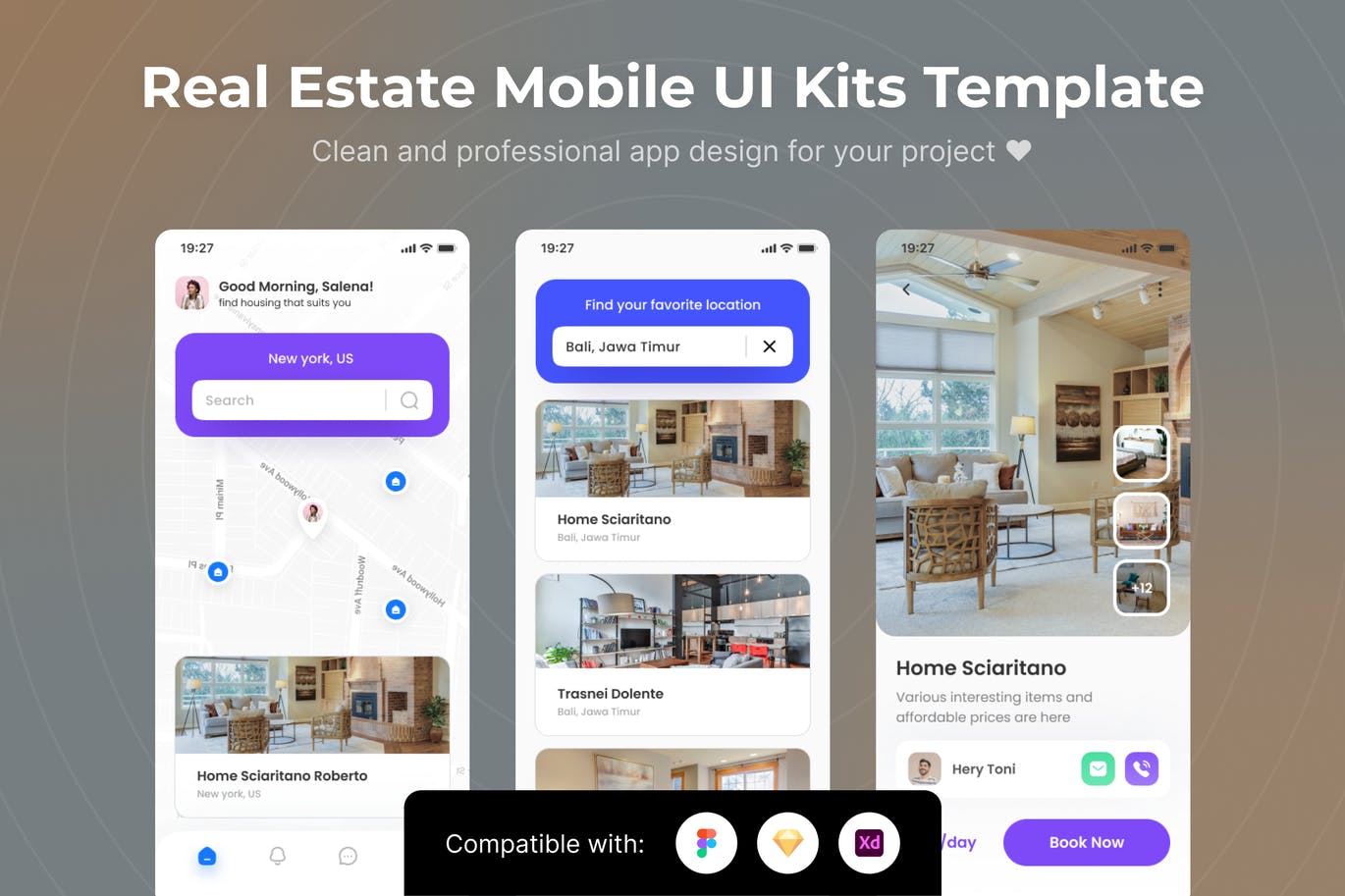 房产租房APP UI KIT