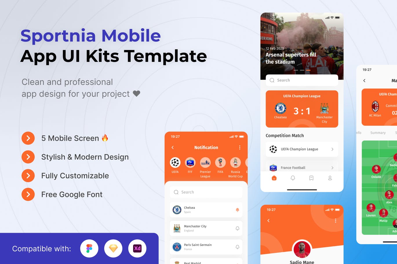球队管理APP UI KIT