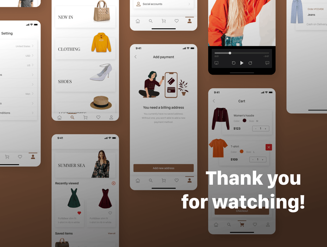 时尚高端好用的电子商务APP UI KITS-FIG, PSD, SKETCH, XD